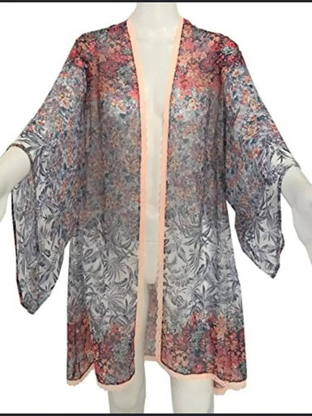 Victoria's Secret Sheer Cover-Up Robe Kimono XS/S